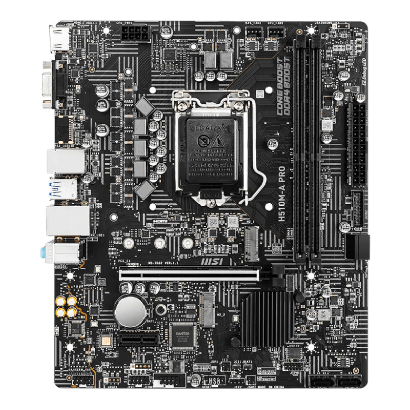 Msi H510m-a Pro Intel Lga1200 M-atx Motherboard