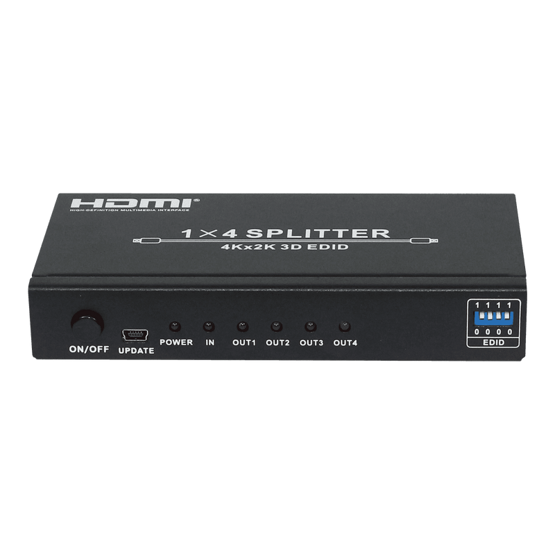 Hdcvt 1X4 Hdmi 1.4 Splitter Supports Hdcp1.4 And Edid