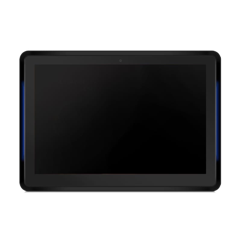 Oem Android 8.0 10.1" Aio Rk3288 A17 2Gb Ram 8Gb Storage Poe With Led Colour Bar For Meeting Room Signage And Access Control - Black
