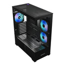 Raidmax I801 Atx Micro-Atx Mini-Itx E-Atx Argb Gaming Chassis - Black
