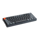 Keychron K12 61 Key Hot-swappable Alunium Frame Mechanical Keyboard Rgb Red