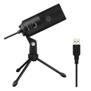 Fifine K669B Cardioid Usb Condenser Microphone With Tripod - Black