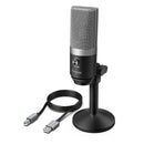 Fifine K670B Cardioid Usb Condensor Microphone With Stand - Black