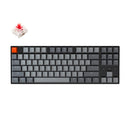 Keychron K8 87 Key Hot-swappable Gateron Mechanical Keyboard White Led Red
