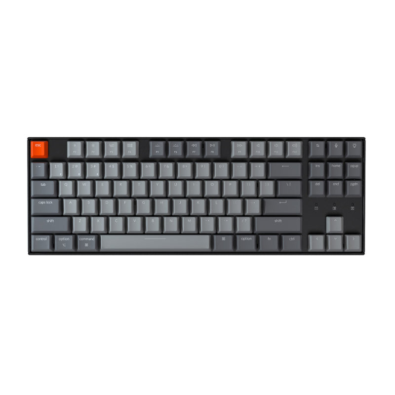 Keychron K8 87 Key Hot-swappable Gateron Mechanical Keyboard White Led Blue