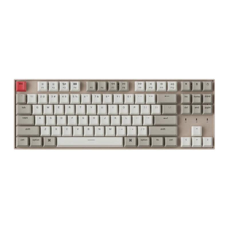 Keychron K8 87 Key Hot-swappable Gateron Mechanical Keyboard Non-backlit Red