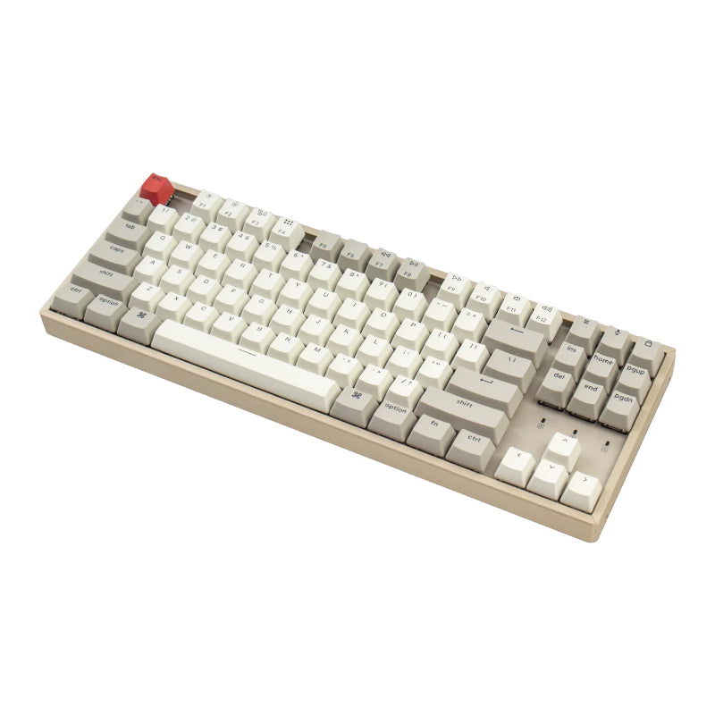 Keychron K8 87 Key Hot-swappable Keychron Alunium Frame Mechanical Keyboard Non-backlit Red Switches