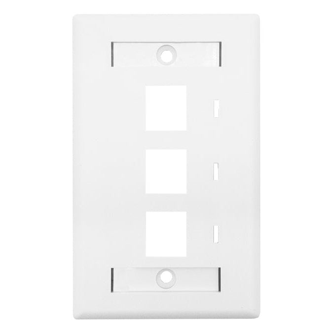 Linkbasic Three Port Faceplate 115 X 70Mm