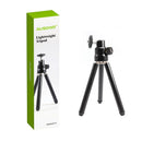 Ausdom Lt1 Lightweight Mini Tripod Adjustable Legs 360 Degree Rotation 90 Degree Tilt - Black