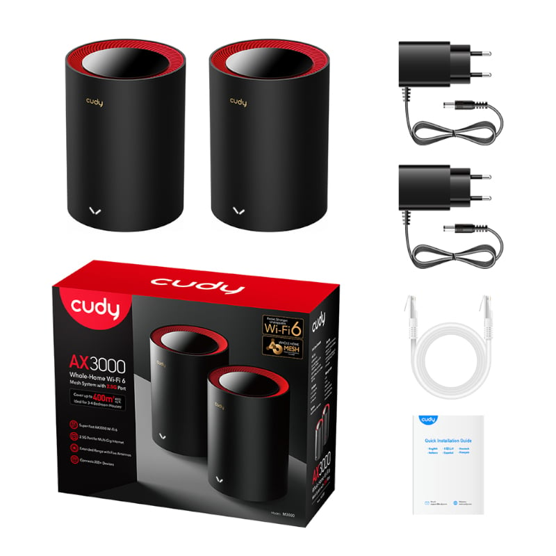 Cudy AX3000 Wi-Fi 6 Mesh Kit 2 Pack