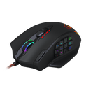 Redragon Impact 12400Dpi Mmo Gaming Mouse - Black