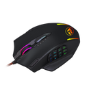 Redragon Impact 12400Dpi Mmo Gaming Mouse - Black