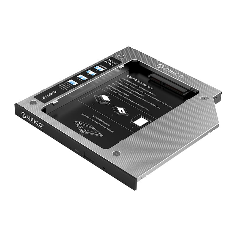 Orico 9.0Mm 9.2Mm 9.5Mm Sata3.0 Optical Caddy Drive - Silver