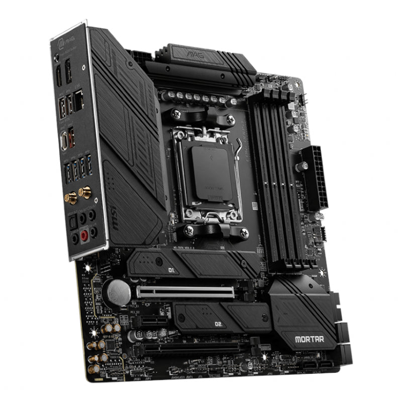 Msi Mag B650M Mortar Wifi Amd Am5 Matx Gaming Motherboard