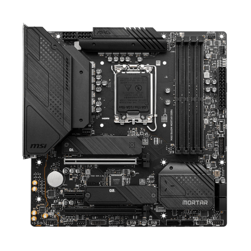 Msi Mag B660M Mortar Ddr4 Intel Lga1700 Matx Gaming Motherboard