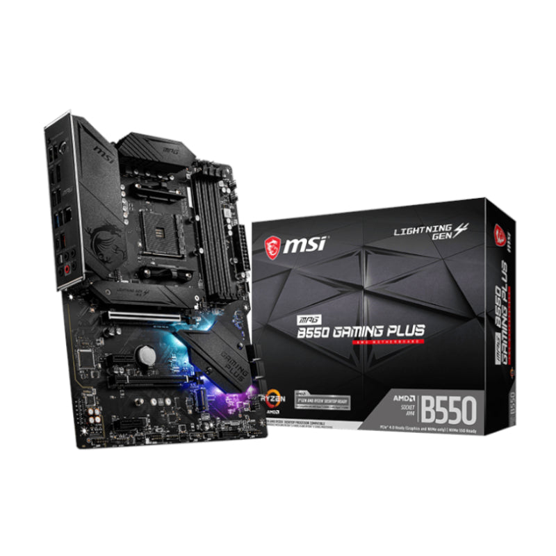 Msi B550 Gaming Plus Amd Am4 Atx Gaming Motherboard