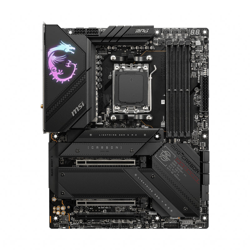 Msi Mpg X670E Carbon Wifi Amd Am5 Atx Gaming Motherboard