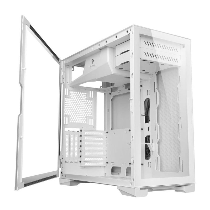 Antec P120 Crystal White Tempered Glass Side/Front ATX Gaming Chassis White