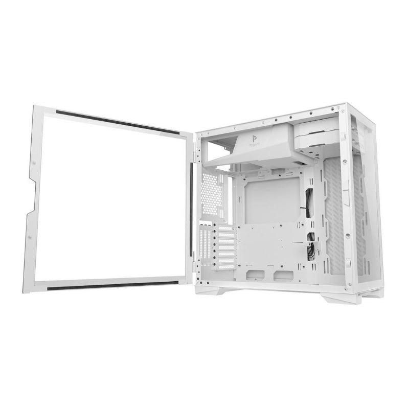 Antec P120 Crystal White Tempered Glass Side/Front ATX Gaming Chassis White