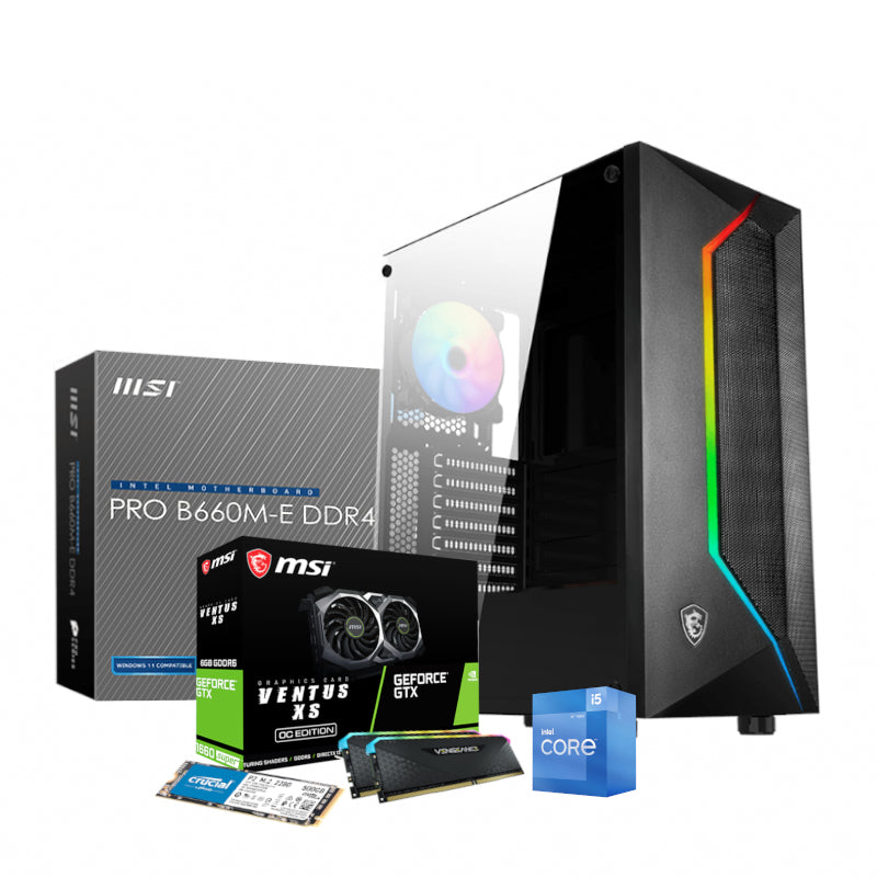 Pc Builder Intel I5 12400 Downforce Windows 11 Msi+fsp Gaming Pc