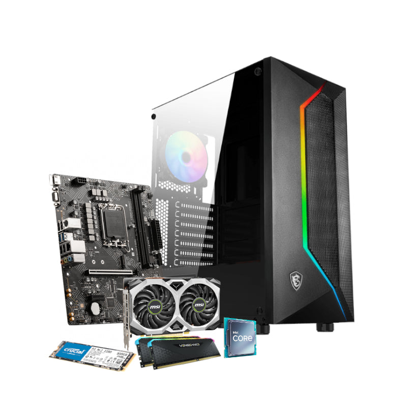 Pc Builder Intel I5 12400 Downforce Windows 11 Msi+fsp Gaming Pc