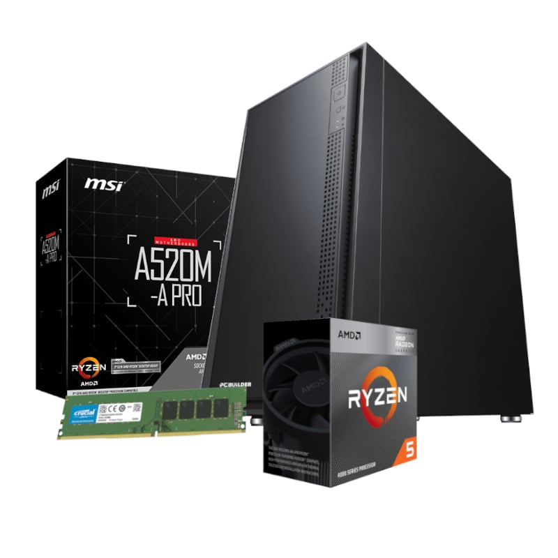 Pcbulder Home 4600G Vega7 8Gb 500Gb W11H