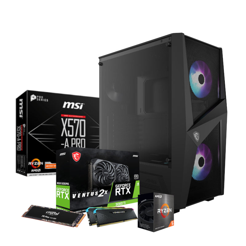 Pc Builder Amd Ryzen 5 5600x Specialist Windows 11 Msi Gaming Pc