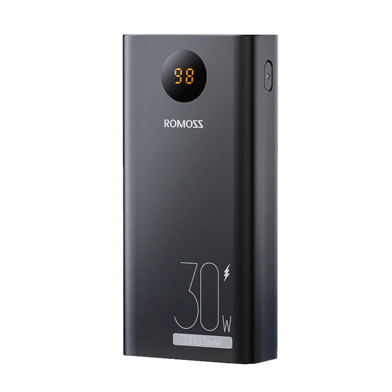 Romoss Zeus 30000Mah 30W Power Bank Blk