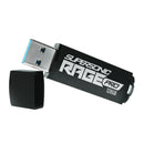 Patriot Supersonic Rage Pro 128Gb Usb3.1 Flash Drive - Black