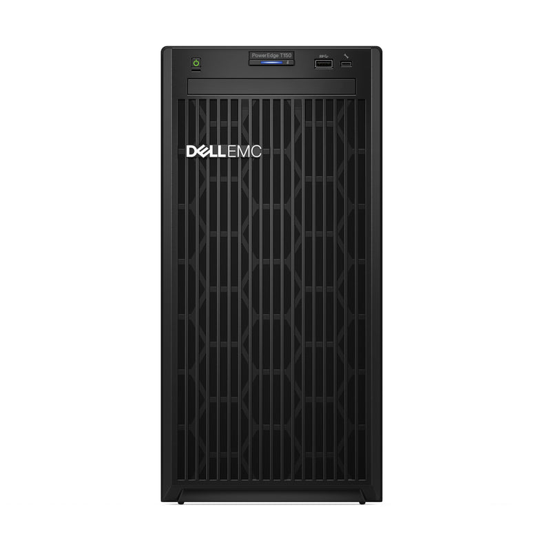 Dell Emc Poweredge T150 Tower Server - Intel Xeon E-2314 2.8Ghz Up To 4.5Ghz 8Mb Cache Quad 4X Core Processor With No Intergrated Graphics Onboard Lom 16Gb (1X 16Gb) Udimm 3200Mt S Ecc Memory 1X 2Tb Sata 6Gbps 512N 3.5" Cabled Hard Drive No Optical Dri...