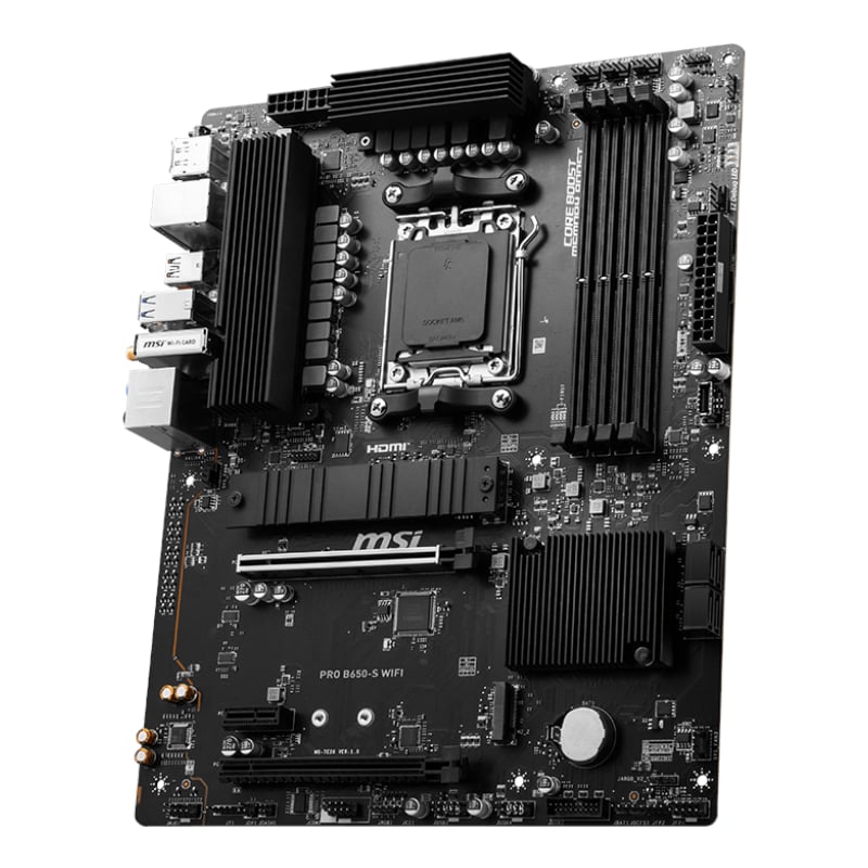 MSI PRO B650 S WIFI AMD AM5 ATX Gaming Motherboard