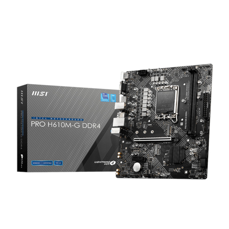 Msi H610m-g Pro Intel Lga1700 M-atx Motherboard