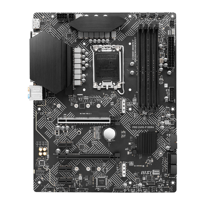 Msi Pro Z690-P-Ddr4 Lga1700 Atx Gaming Motherboard