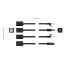 Orico Cat6E 1M Network Cable - Black