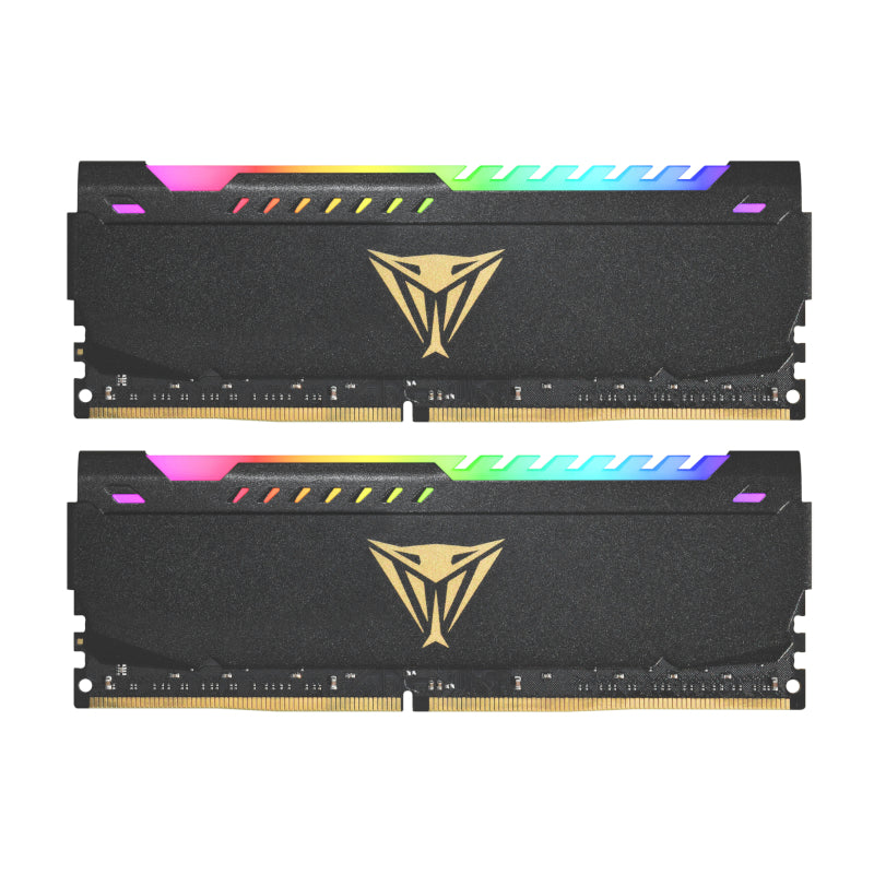 Patriot Viper Steel Rgb 16Gb Kit (2X8Gb)3600Mhz Ddr4 Desktop Gaming Memory