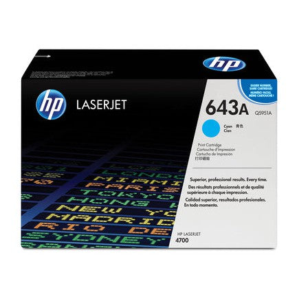 Hp Consumables Hp 643A Cyan Toner - 10000 Pages.