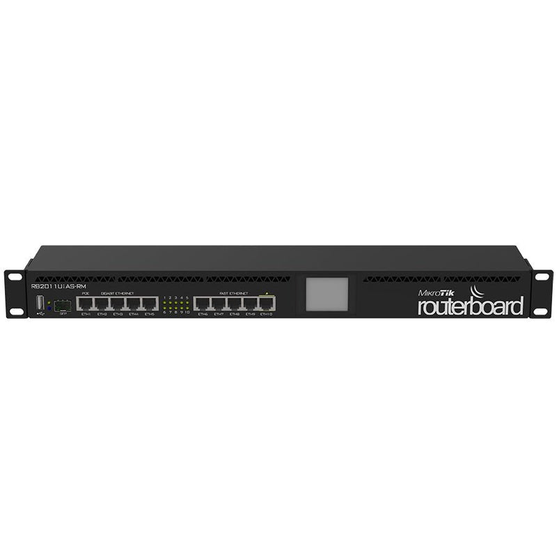 Mikrotik 10 Port Ethernet 1Sfp Rack-Mount Router Rb2011Uias-Rm
