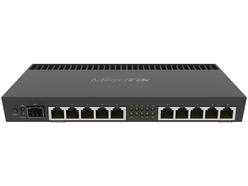 Mikrotik 10 Port Gigabit 1Sfp+ 4 Core L5 Rack-Mount Router Rb4011Igs+Rm