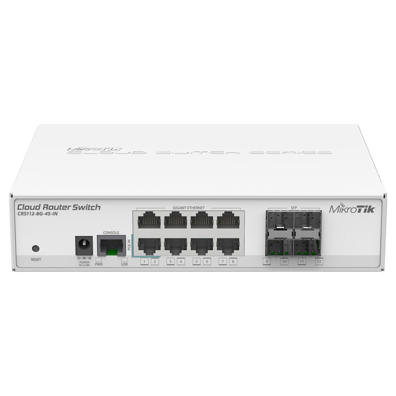 Mikrotik Cloud Router Switch 8 Gigabit Ports 4Sfp Crs112-8G-4S-In