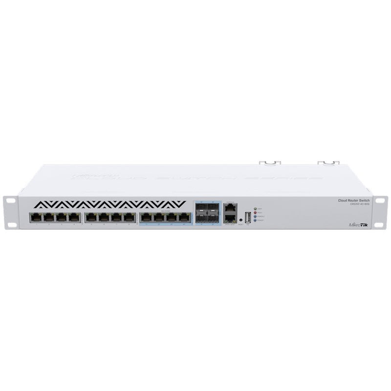 Mikrotik Cloud Router Switch 12 Port 10Gbps 4Sfp+ Combo Ports Crs312-4C+8Xg-Rm