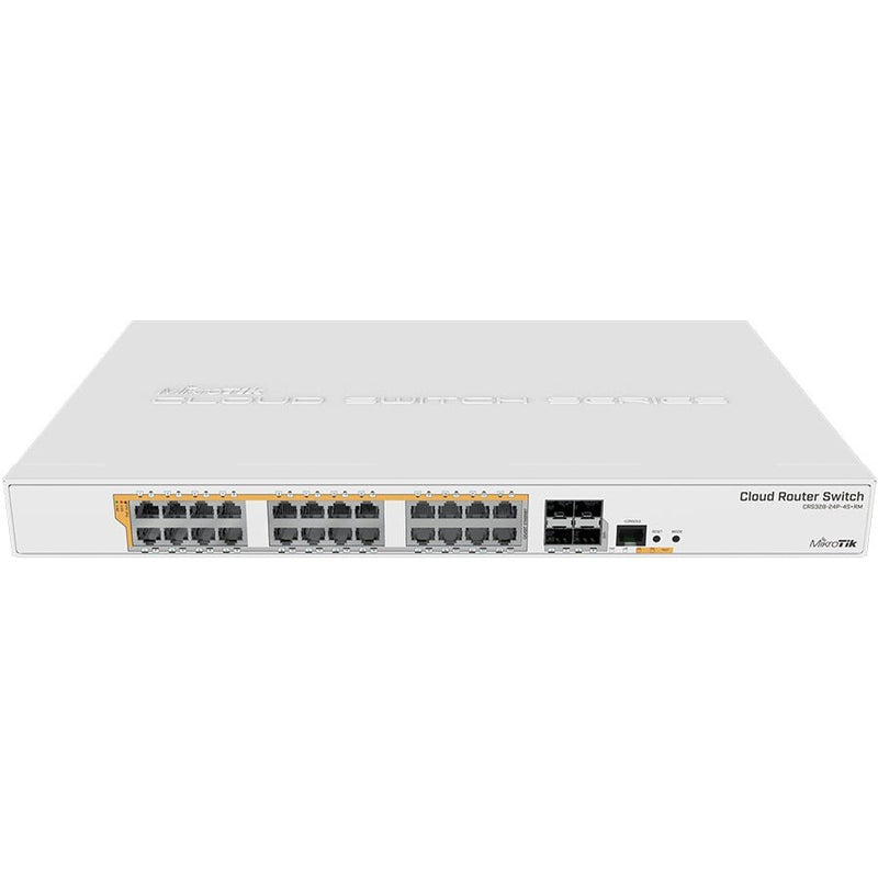 Mikrotik Cloud Router Switch 24 Port Gigabit Poe 4Sfp+ 450W Crs328-24P-4S+Rm