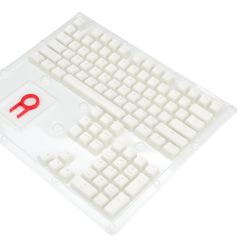 Redragon 104 Scarab Mechanical Key Caps - White