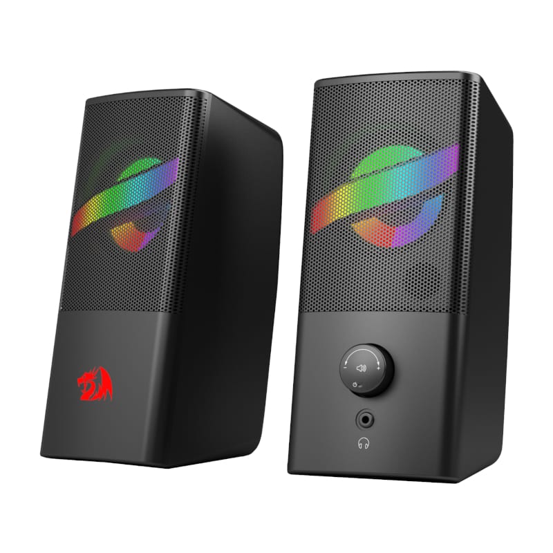 Redragon 2.0 Satellite Speaker Air 2 X 3w Rgb Gaming Speaker - Black