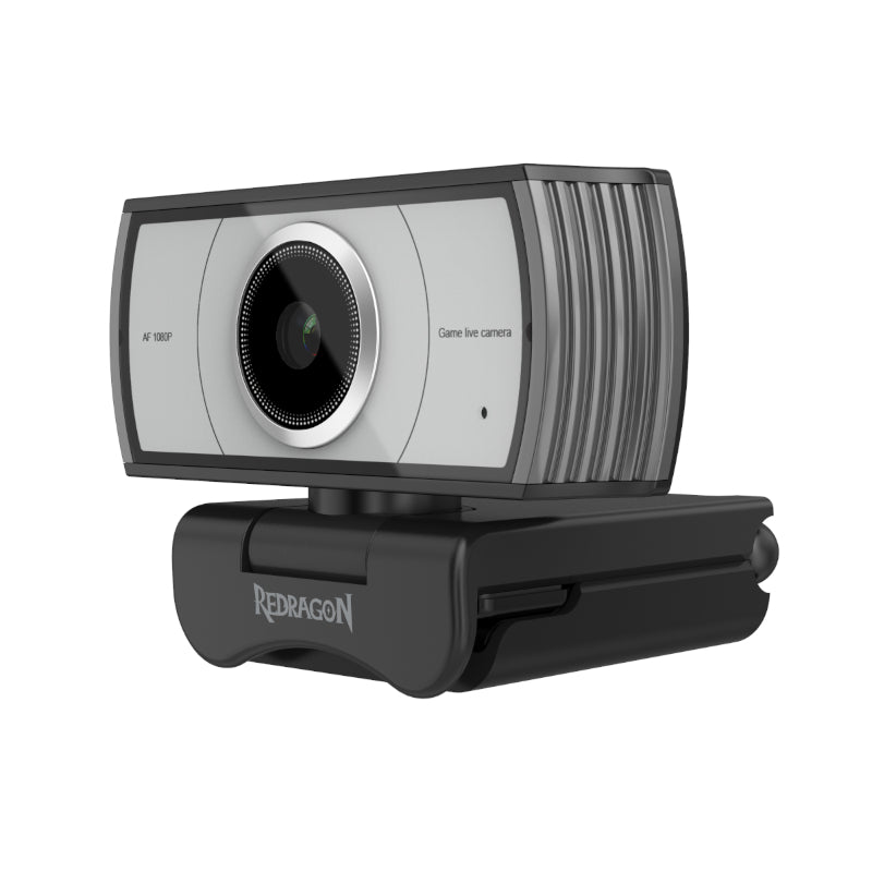 Redragon Apex 1080P Tripod Stand 30F Fps Pc Webcam - Black