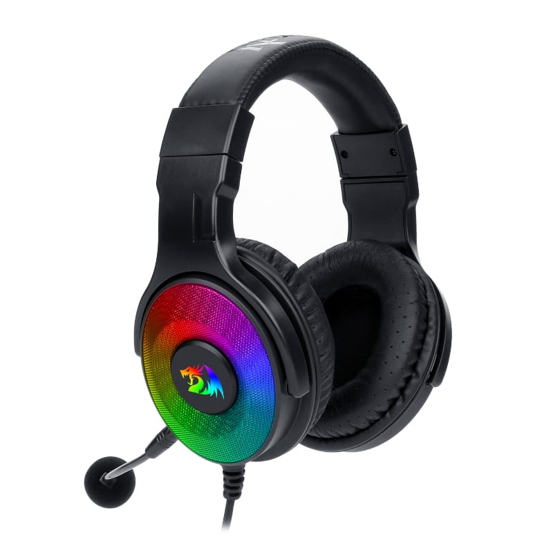 Redragon Over-Ear Pandora Usb Rgb Gaming Headset - Black