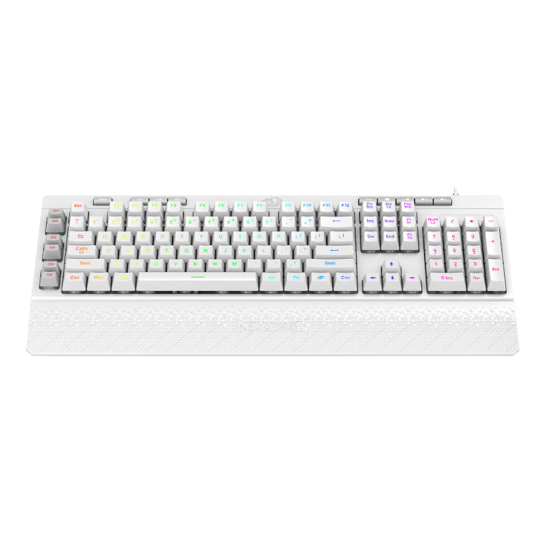 Redragon Shiva Membrane Keyboard - White