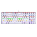 Redragon Kumara Mechanical 87 Key Rgb Backlit Gang Keyboard - White