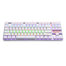 Redragon Kumara Mechanical 87 Key Rgb Backlit Gang Keyboard - White