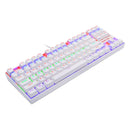 Redragon Kumara Mechanical 87 Key Rgb Backlit Gang Keyboard - White