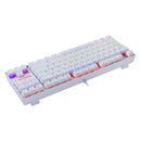 Redragon Kumara Mechanical 87 Key Rgb Backlit Gang Keyboard - White